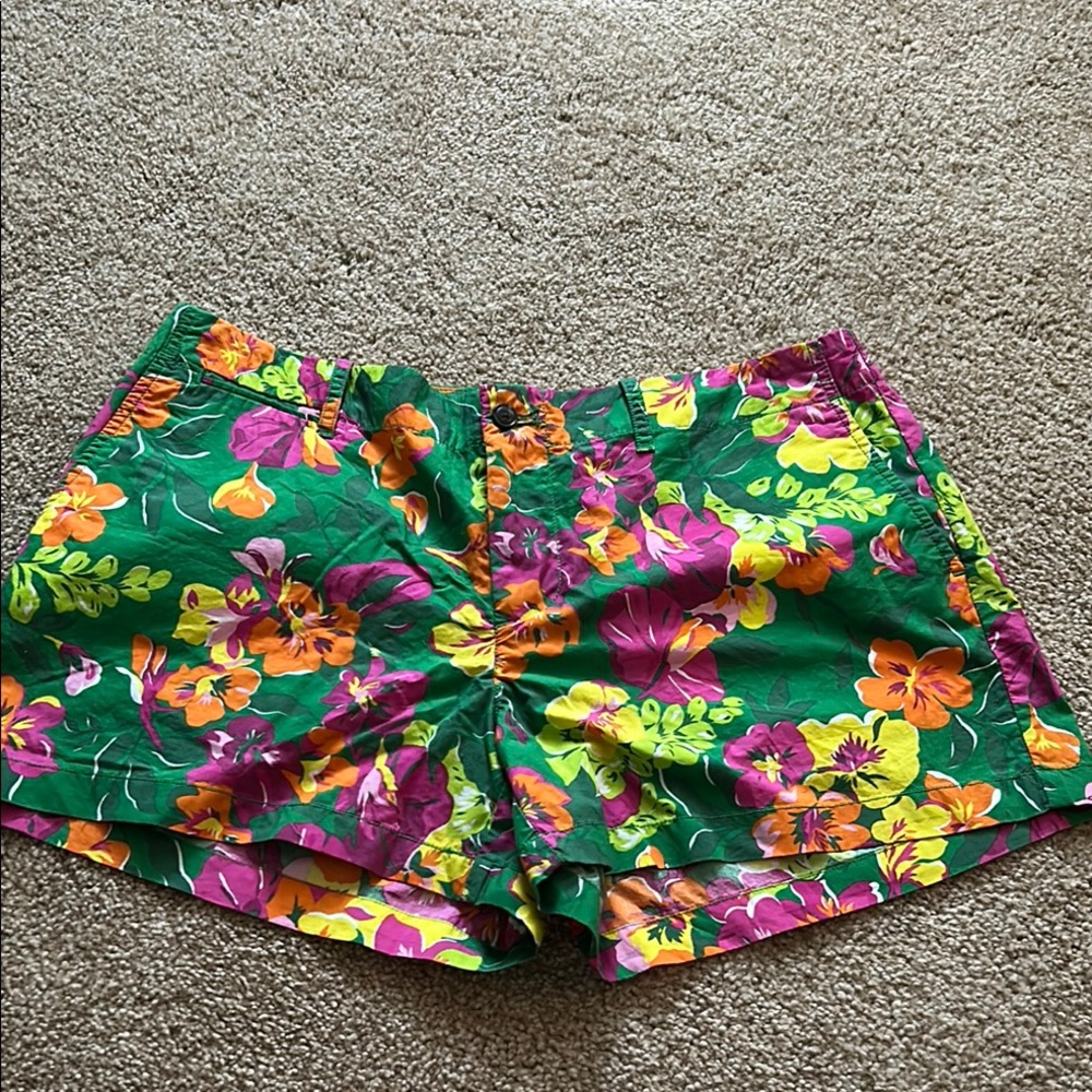 Ralph Lauren Floral Multicolor Women's Shorts sz 10